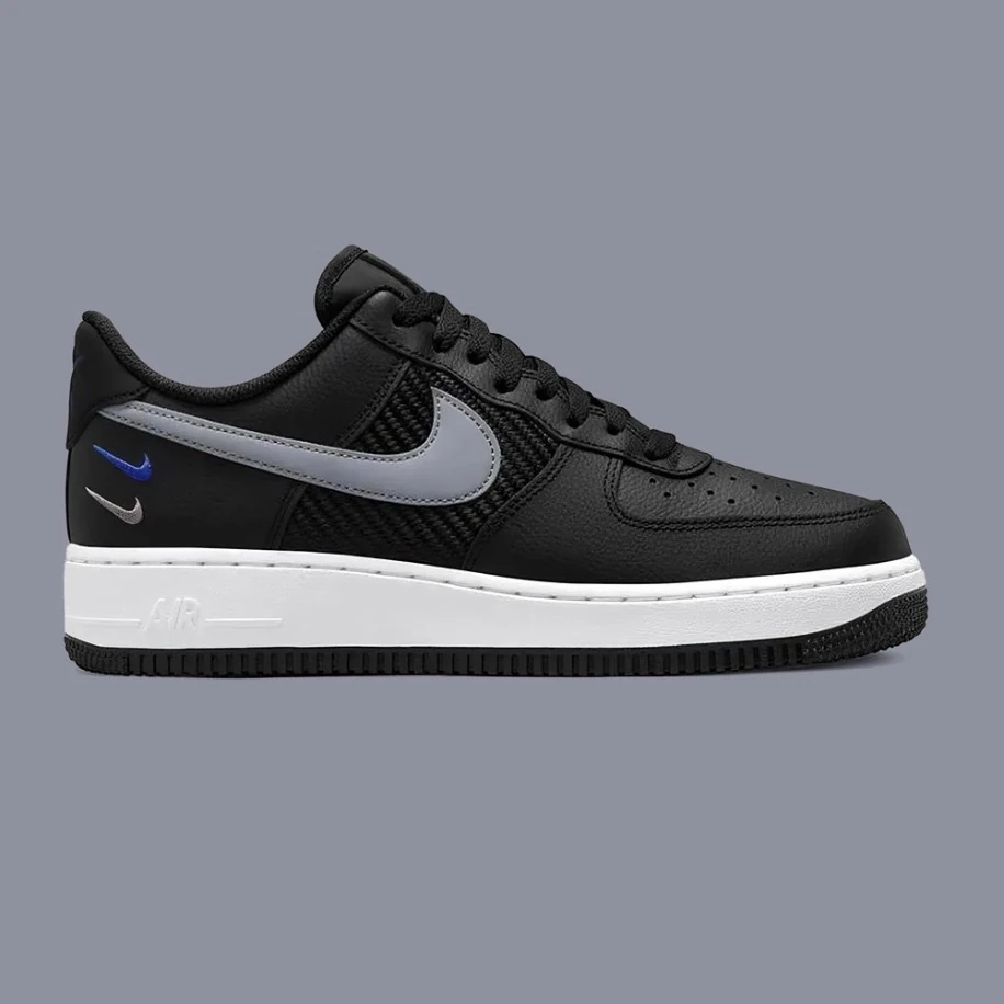 Nike Air Force 1 '07 Triple Swoosh Black