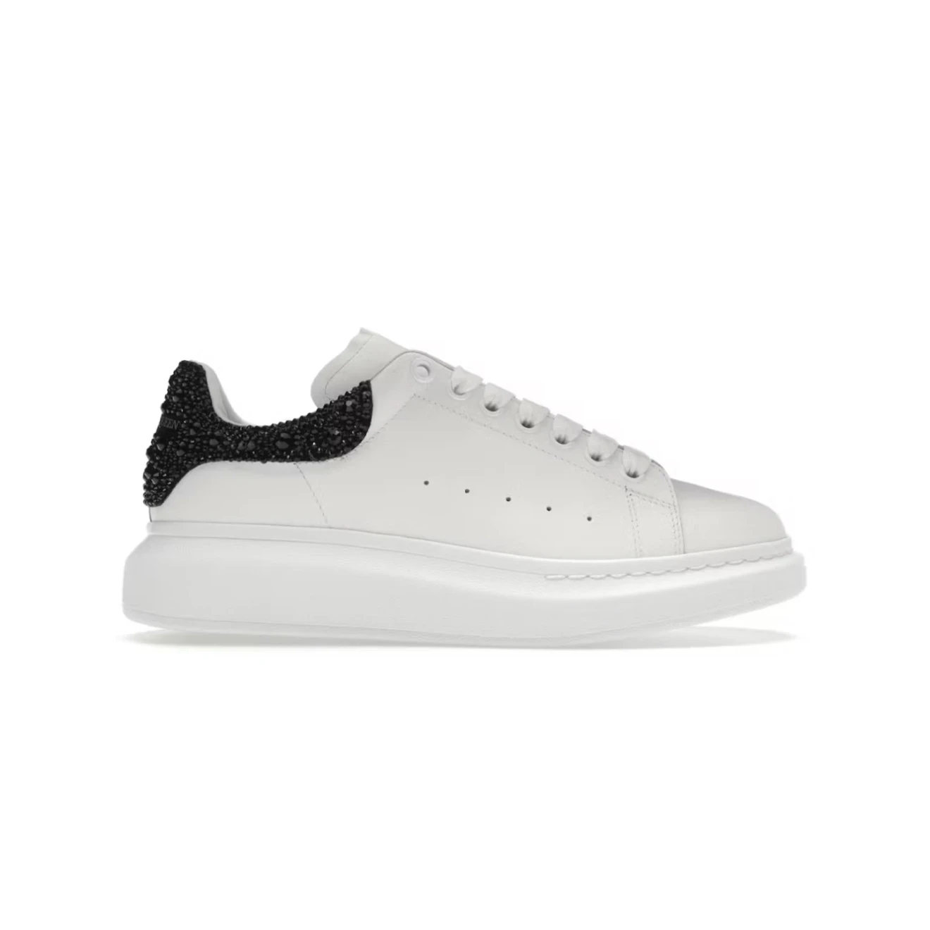 Alexander Mcqueen White Black Crystals
