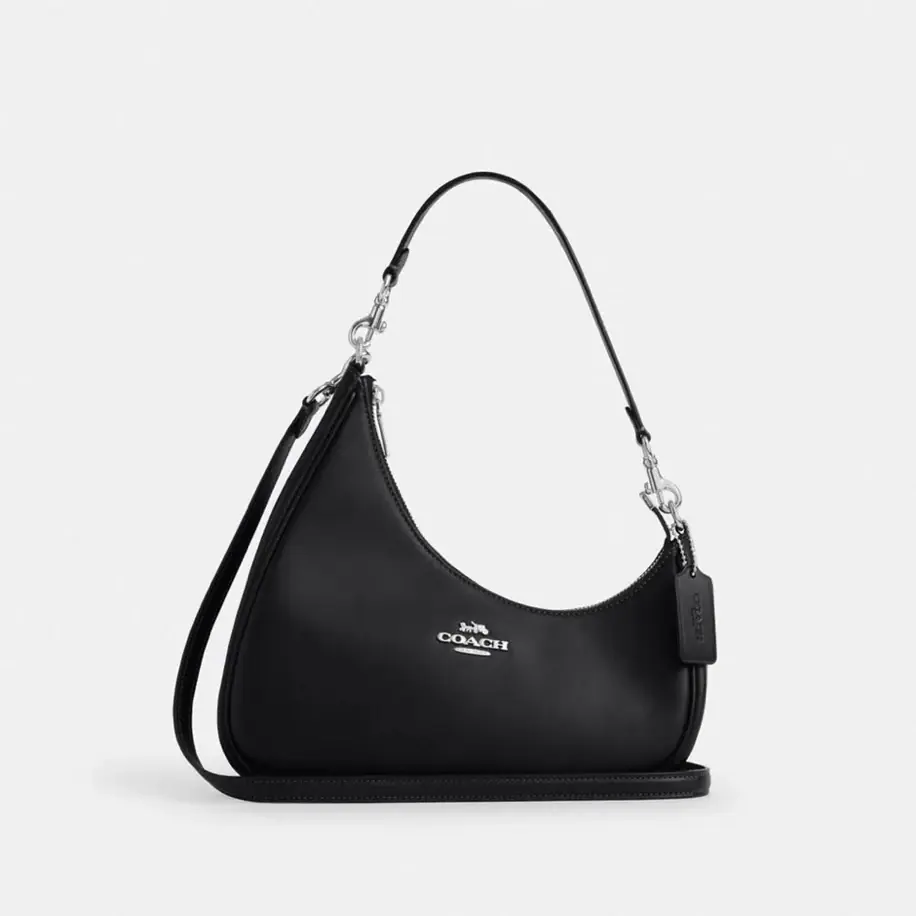 Coach Asimetrical Black Shoulder Bag